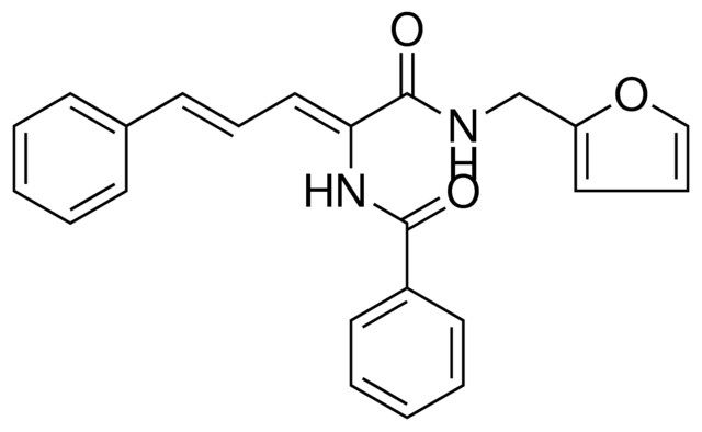 N-(1-((FURAN-2-YLMETHYL)-CARBAMOYL)-4-PHENYL-BUTA-1,3-DIENYL)-BENZAMIDE