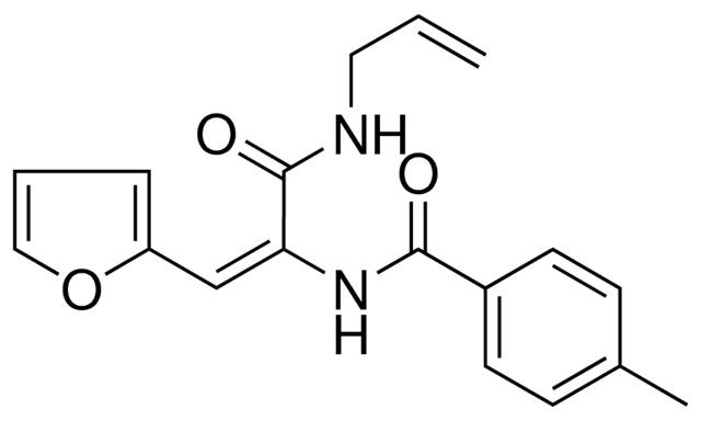 N-(1-ALLYLCARBAMOYL-2-FURAN-2-YL-VINYL)-4-METHYL-BENZAMIDE