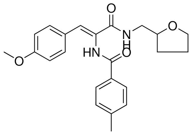 N-(2-(4-MEO-PH)-1-((4H-FURAN-2-YLMETHYL)-CARBAMOYL)-VINYL)-4-METHYL-BENZAMIDE