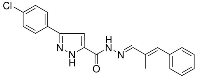 5-(4-CL-PH)-2H-PYRAZOLE-3-CARBOXYLIC ACID (2-ME-3-PHENYL-ALLYLIDENE)-HYDRAZIDE