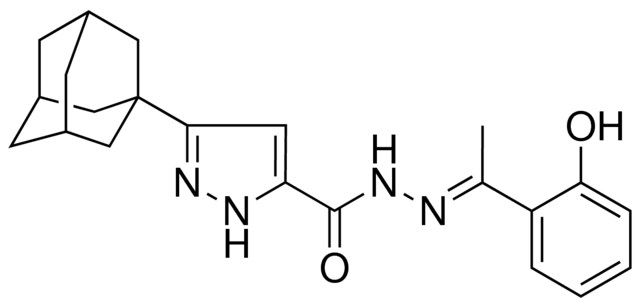 5-ADAMANTAN-1-YL-2H-PYRAZOLE-3-CARBOXYLIC ACID (1-(2-HO-PH)-ETHYLIDENE)HYDRAZIDE