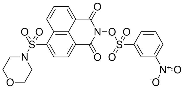 6-(4-MORPHOLINYLSULFONYL)-2-{[(3-NITROPHENYL)SULFONYL]OXY}-1H-BENZO[DE]ISOQUINOLINE-1,3(2H)-DIONE