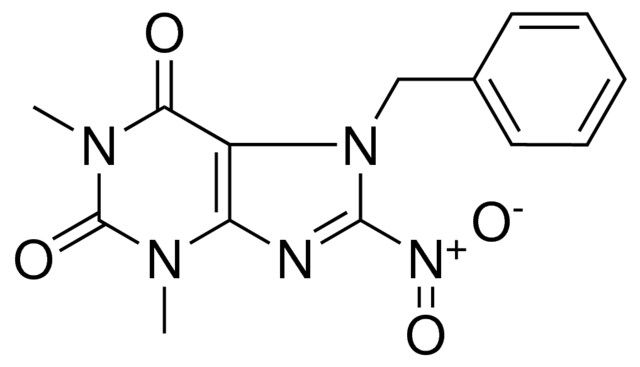 7-BENZYL-1,3-DIMETHYL-8-NITRO-3,7-DIHYDRO-1H-PURINE-2,6-DIONE