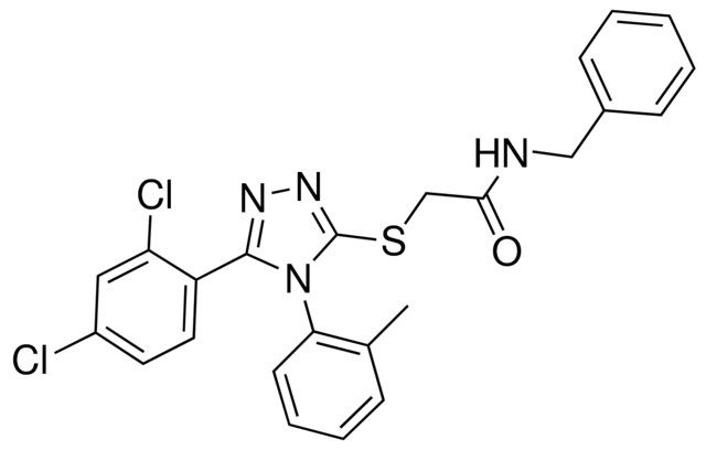 N-BENZYL-2-{[5-(2,4-DICHLOROPHENYL)-4-(2-METHYLPHENYL)-4H-1,2,4-TRIAZOL-3-YL]SULFANYL}ACETAMIDE