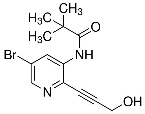 N-(5-Bromo-2-(3-hydroxyprop-1-yn-1-yl)pyridin-3-yl)pivalamide