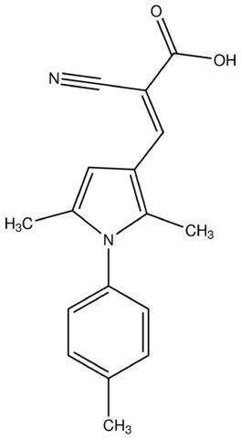 (2<i>E</i>)-2-Cyano-3-[2,5-dimethyl-1-(4-methylphenyl)-1<i>H</i>-pyrrol-3-yl]acrylic acid