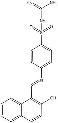 (<i>E</i>)-N-Carbamimidoyl-4-((2-hydroxynaphthalen-1-yl)methyleneamino)benzenesulfonamide