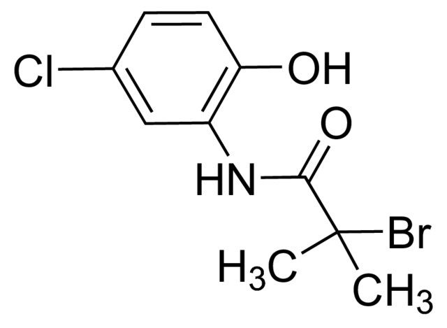 2-Bromo-<i>N</i>-(5-chloro-2<i>H</i>ydroxyphenyl)-2-methylpropionamide