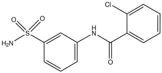 2-Chloro-<i>N</i>-(3-sulfamoylphenyl)benzamide