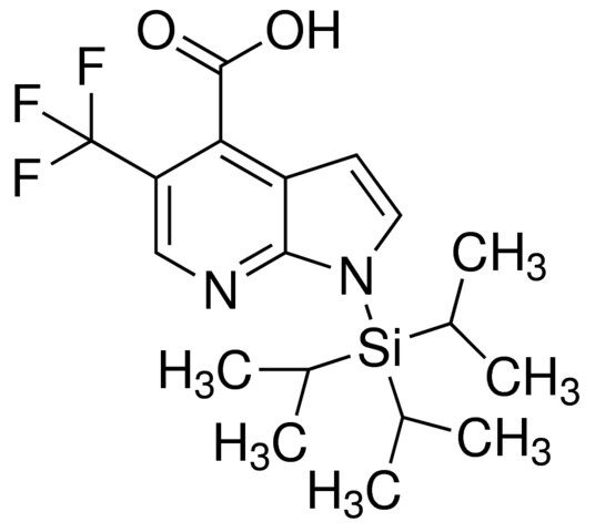 5-(Trifluoromethyl)-1-(triisopropylsilyl)-1H-pyrrolo[2,3-b]pyridine-4-carboxylic acid