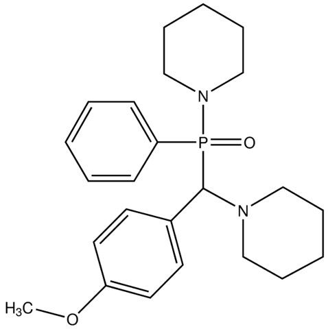 1-((4-Methoxyphenyl)(phenyl(piperidin-1-yl)phosphoryl)methyl)piperidine