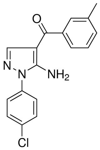 (5-AMINO-1-(4-CHLOROPHENYL)-1H-PYRAZOL-4-YL)(3-METHYLPHENYL)METHANONE