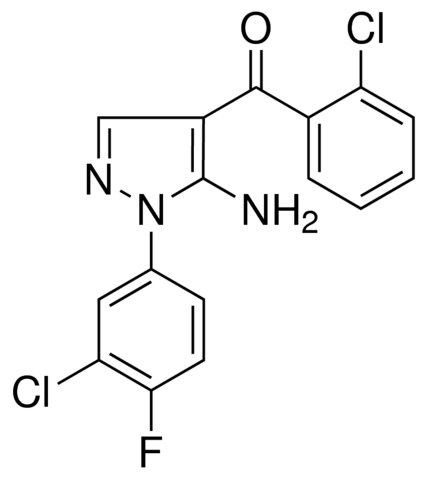 (5-AMINO-1-(3-CHLORO-4-FLUOROPHENYL)-1H-PYRAZOL-4-YL)(2-CHLOROPHENYL)METHANONE
