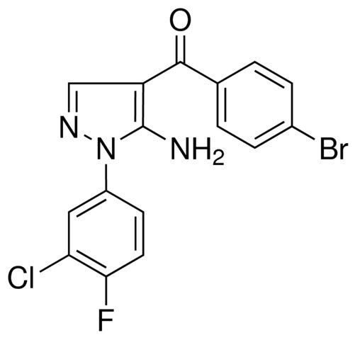 (5-AMINO-1-(3-CHLORO-4-FLUOROPHENYL)-1H-PYRAZOL-4-YL)(4-BROMOPHENYL)METHANONE