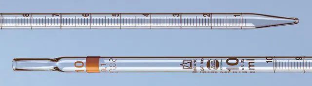 BRAND<sup>®</sup> BLAUBRAND<sup>®</sup> ETERNA graduated pipette, calibrated to deliver