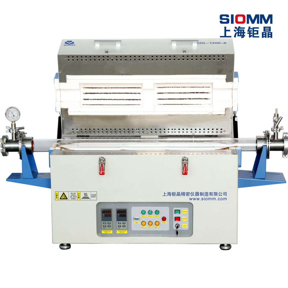 SKGL-1200-Ⅱ1200℃双温区开启式管式炉图片