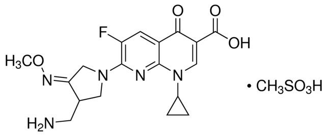 Gemifloxacin mesylate