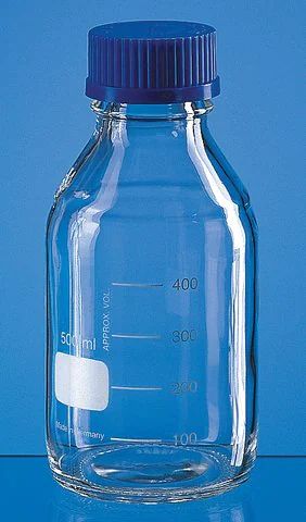 BRAND<sup>®</sup> laboratory bottle, graduated with screw cap