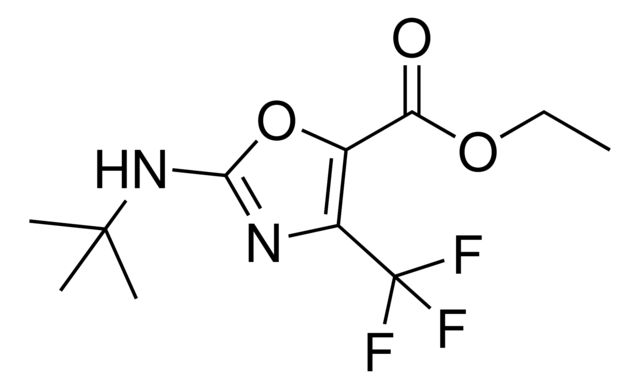 Ethyl 2-(tert-butylamino)-4-(trifluoromethyl)-1,3-oxazole-5-carboxylate