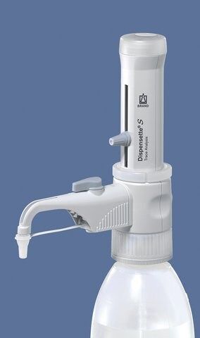 BRAND<sup>®</sup> Dispensette<sup>®</sup> S Trace Analysis Analog-adjustable bottle-top dispenser