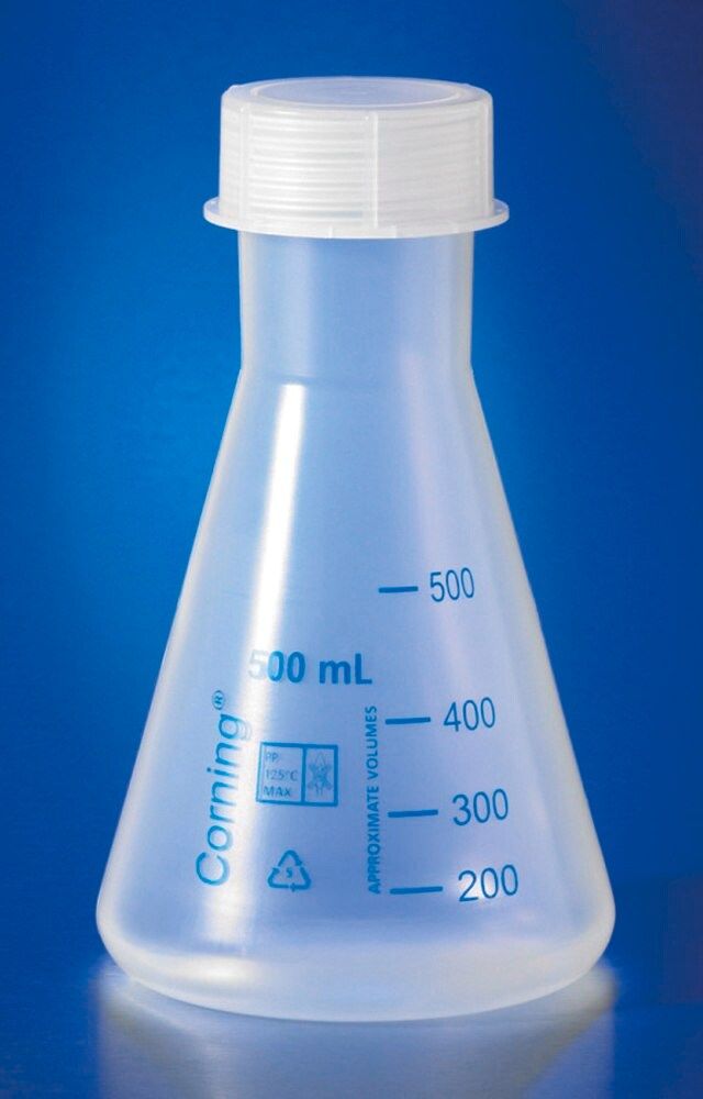 Corning<sup>®</sup> narrow mouth Erlenmeyer flask, reusable