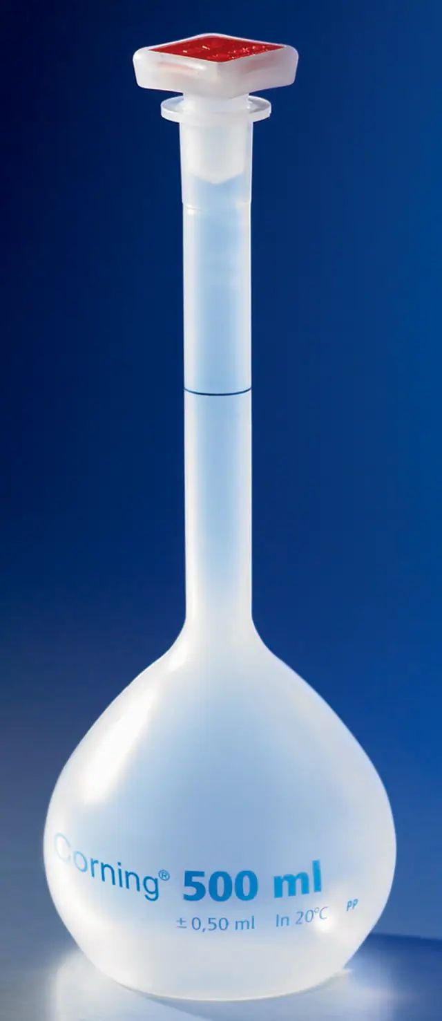 Corning<sup>®</sup> reusable volumetric flask, Class B