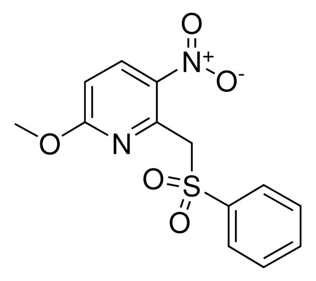 6-Methoxy-3-nitro-2-[(phenylsulfonyl)methyl]pyridine