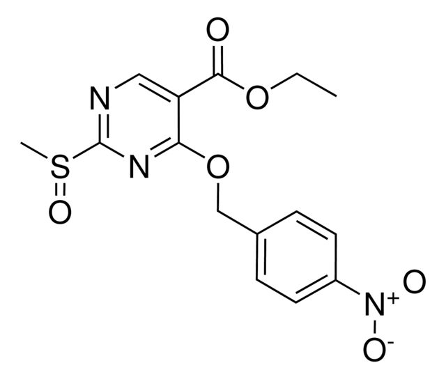Ethyl 2-(methylsulfinyl)-4-[(4-nitrobenzyl)oxy]-5-pyrimidinecarboxylate