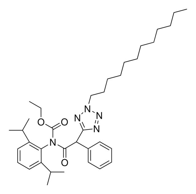 Ethyl 2,6-diisopropylphenyl[(2-dodecyl-2H-tetraazol-5-yl)(phenyl)acetyl]carbamate