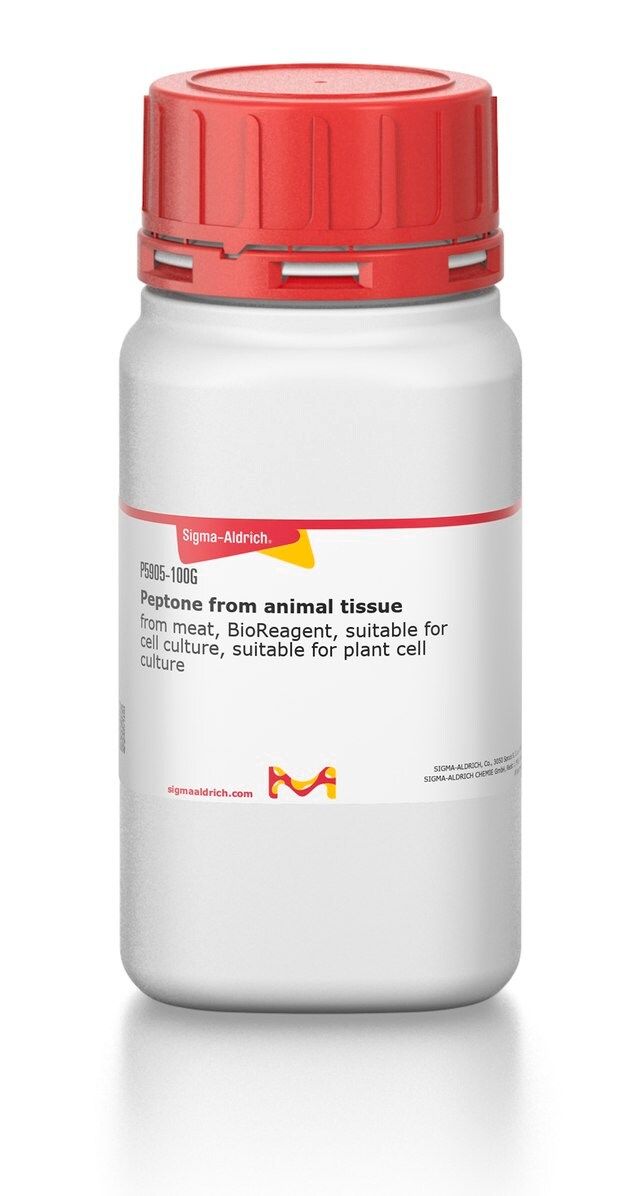 Peptone from animal tissue