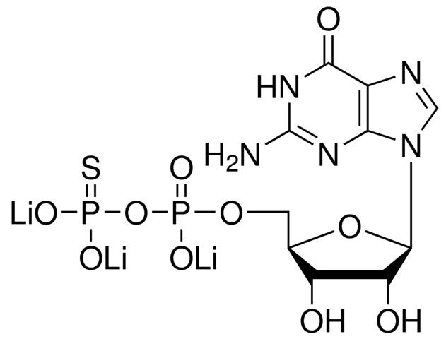 Guanosine 5′-[β-thio]diphosphate trilithium salt