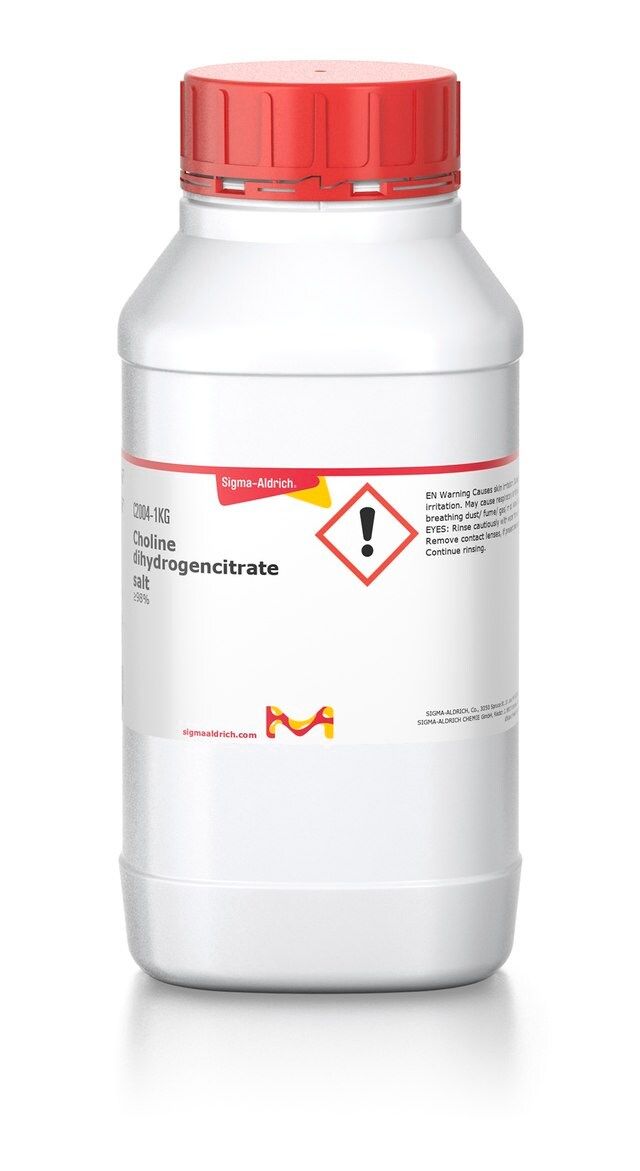 Choline dihydrogencitrate salt