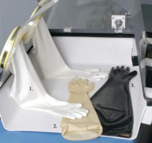 Plas-Labs Hypalon<sup>TM</sup> glove box gloves
