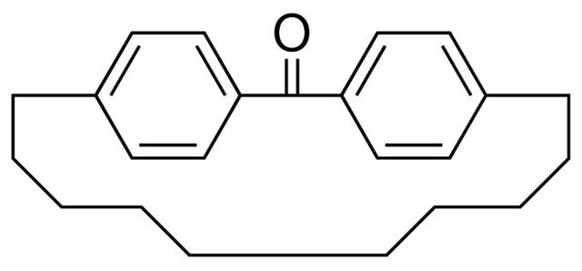 TRICYCLO(15.2.2.2(3,6))TRICOSA-1(20),3(23),4,6(22),17(21),18-HEXAEN-2-ONE