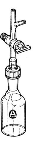 Storage bottles with septum-inlet