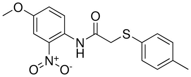 N-(4-METHOXY-2-NITRO-PHENYL)-2-P-TOLYLSULFANYL-ACETAMIDE