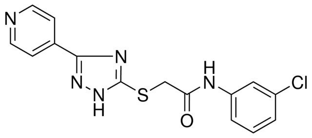 N-(3-CHLORO-PHENYL)-2-(5-PYRIDIN-4-YL-2H-(1,2,4)TRIAZOL-3-YLSULFANYL)-ACETAMIDE