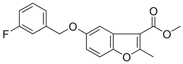 METHYL 5-((3-FLUOROBENZYL)OXY)-2-METHYL-1-BENZOFURAN-3-CARBOXYLATE