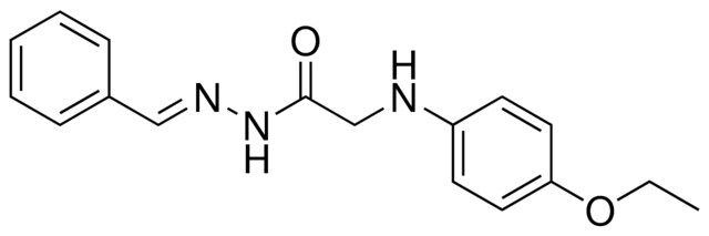 N'-BENZYLIDENE-2-(4-ETHOXYANILINO)ACETOHYDRAZIDE