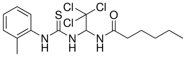 HEXANOIC ACID (2,2,2-TRICHLORO-1-(3-O-TOLYL-THIOUREIDO)-ETHYL)-AMIDE