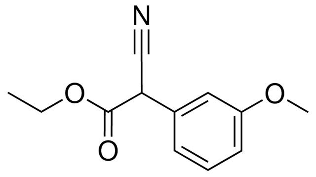 ethyl cyano(3-methoxyphenyl)acetate