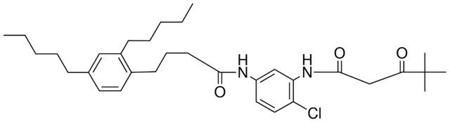 DIMETHYL-3-OXO-PENTANOIC ACID (2-CL-5-(4-(DIPENTYL-PH)-BUTYRYLAMINO)-PH)-AMIDE