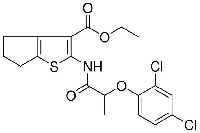ETHYL 2-{[2-(2,4-DICHLOROPHENOXY)PROPANOYL]AMINO}-5,6-DIHYDRO-4H-CYCLOPENTA[B]THIOPHENE-3-CARBOXYLATE