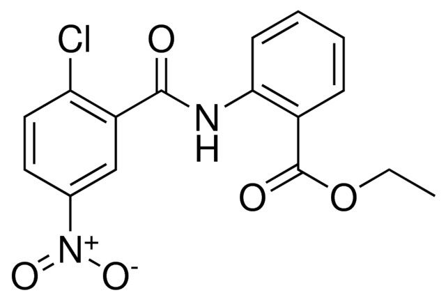 ETHYL 2-((2-CHLORO-5-NITROBENZOYL)AMINO)BENZOATE