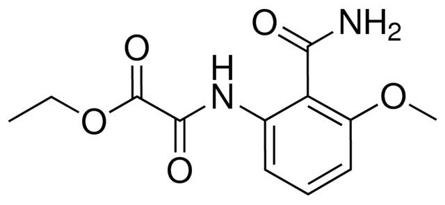 ethyl [2-(aminocarbonyl)-3-methoxyanilino](oxo)acetate