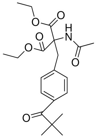 DIETHYL 2-ACETAMIDO-2-(4-(TRIMETHYLACETYL)BENZYL)MALONATE