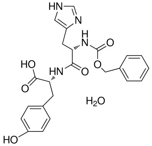 CARBOBENZYLOXY-L-HISTIDYL-L-TYROSINE MONOHYDRATE