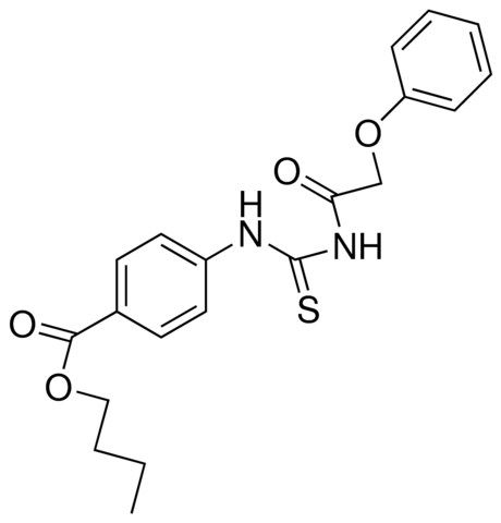 BUTYL 4-(3-(2-PHENOXYACETYL)-2-THIOUREIDO)BENZOATE