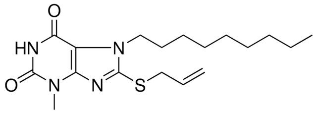 8-ALLYLSULFANYL-3-METHYL-7-NONYL-3,7-DIHYDRO-PURINE-2,6-DIONE