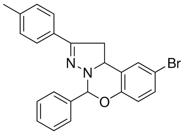 8-BR-4-PHENYL-2-P-TOLYL-1,9B-DIHYDRO-5-OXA-3,3A-DIAZA-CYCLOPENTA(A)NAPHTHALENE